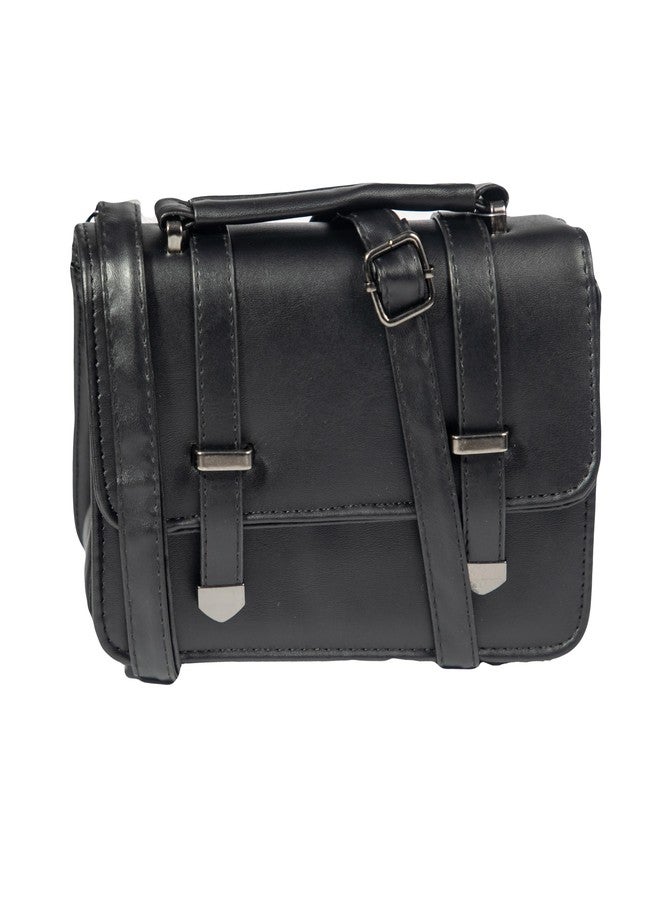 Heartbeat Crossbody Sling Bag for Women | Stylish crossbody sling bag for girls/women (Black_BLK-SRAP-1508) - Image 1